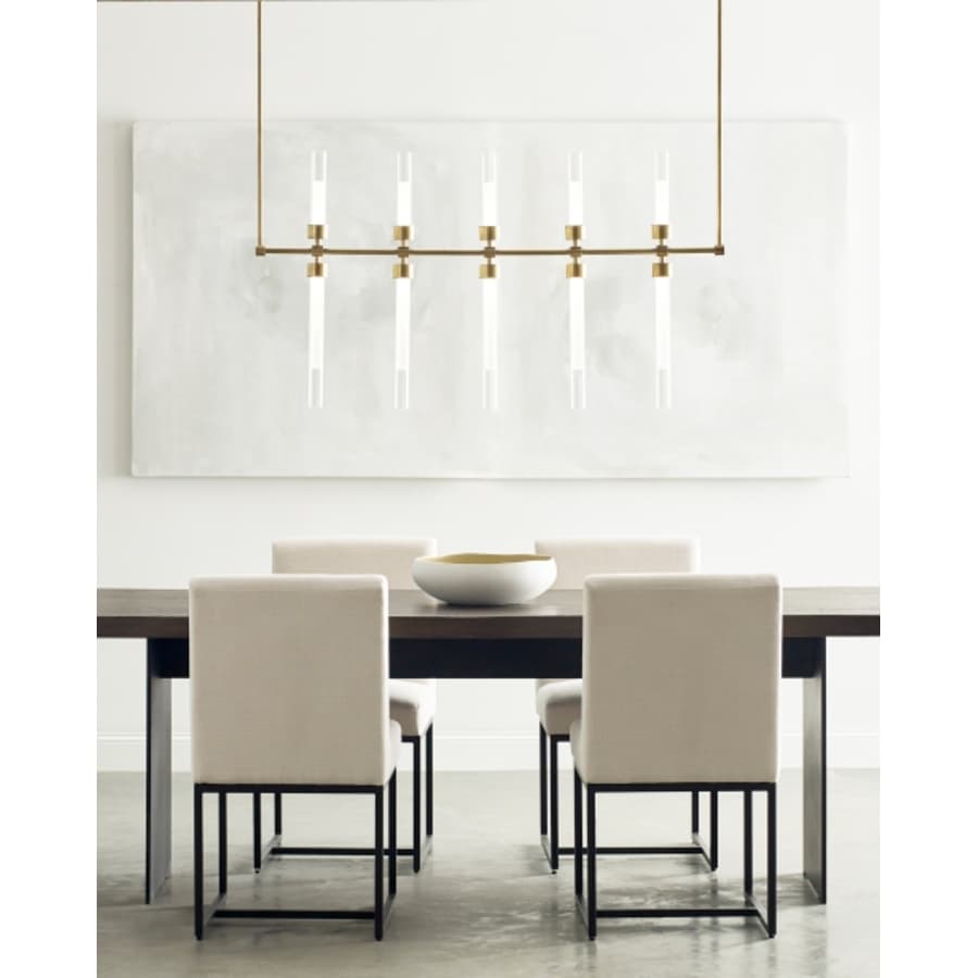 Visual Comfort Linger 10 Light 3" Wide LED Linear Chandelier