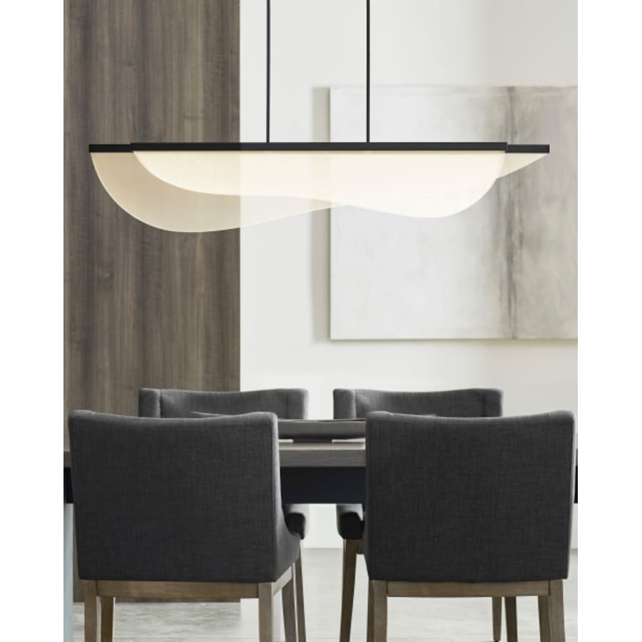 Visual Comfort Nyra 3 Light 10" Wide LED Linear Chandelier