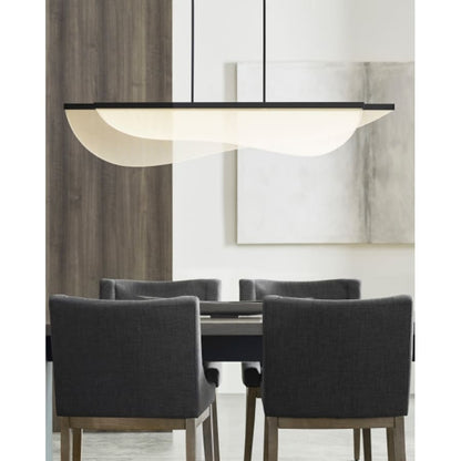 Visual Comfort Nyra 3 Light 10" Wide LED Linear Chandelier
