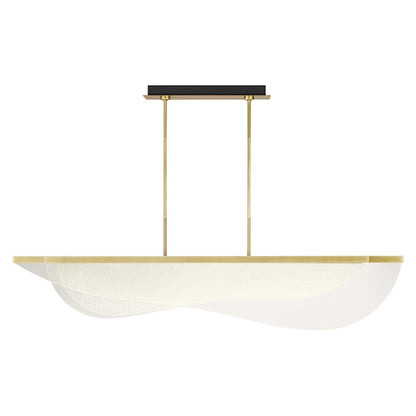 Visual Comfort Nyra 3 Light 10" Wide LED Linear Chandelier