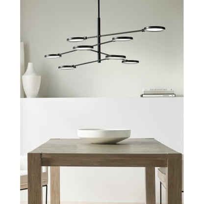 Visual Comfort Spectica 8 Light 6" Wide LED Chandelier