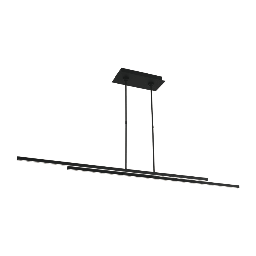 Visual Comfort Stagger 60" Wide Linear Chandelier