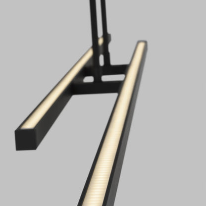 Visual Comfort Stagger 60" Wide Linear Chandelier
