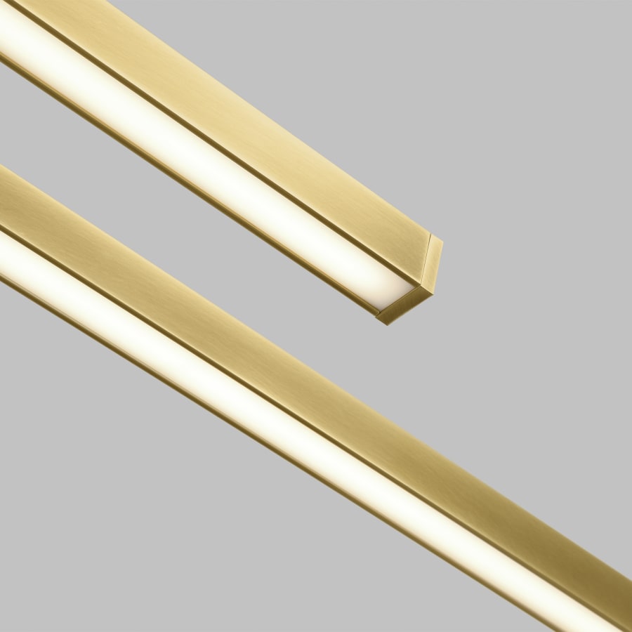 Visual Comfort Stagger 60" Wide Linear Chandelier