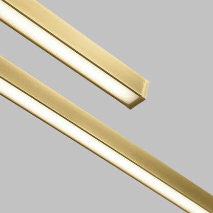 Visual Comfort Stagger 60" Wide Linear Chandelier