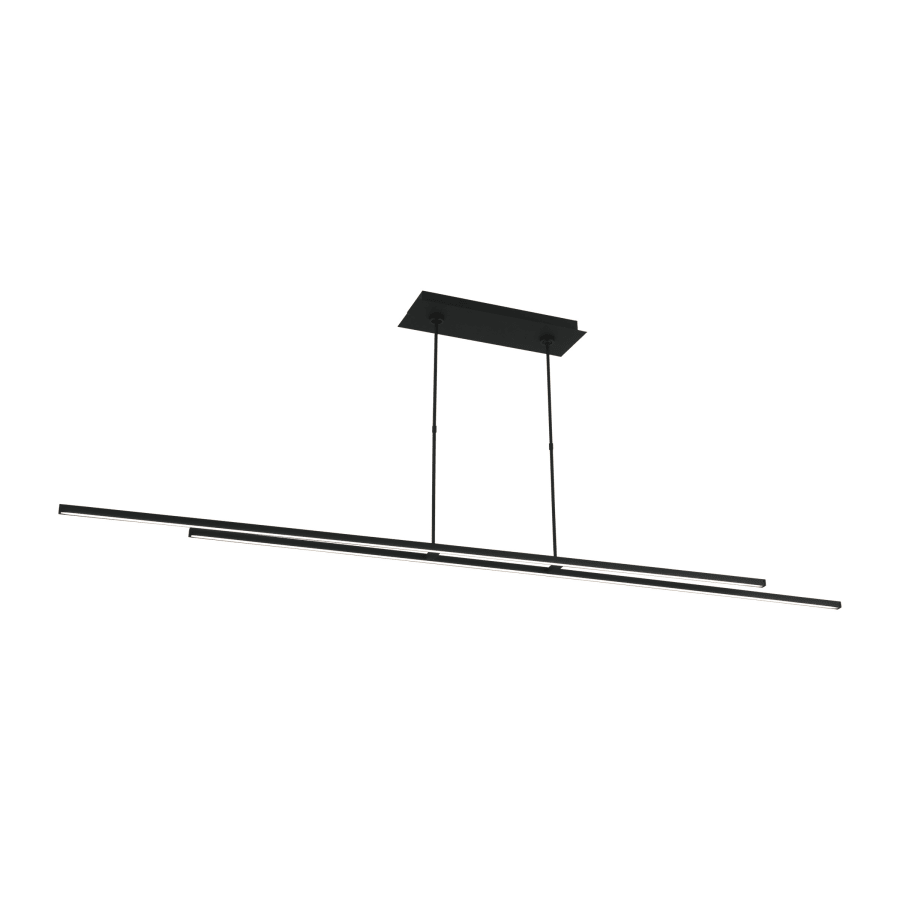 Visual Comfort Stagger 84" Wide Linear Chandelier
