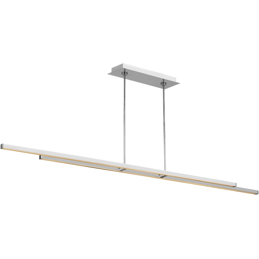 Visual Comfort Stagger 84" Wide Linear Chandelier