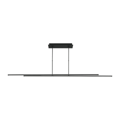 Visual Comfort Stagger 84" Wide Linear Chandelier