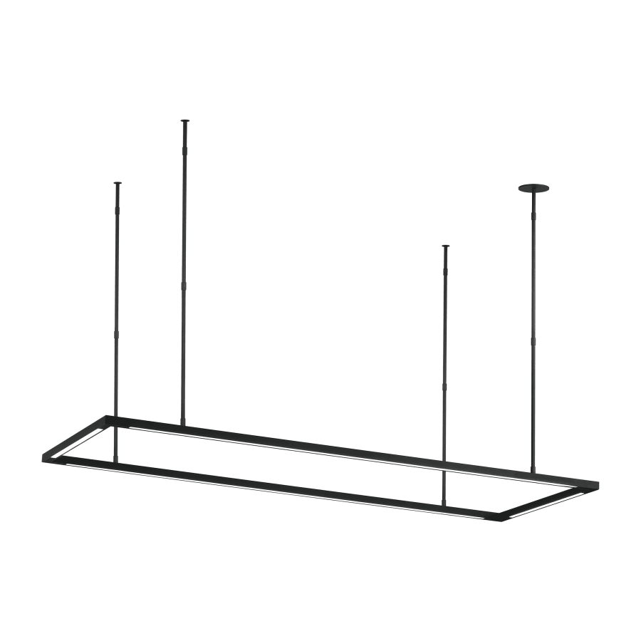 Visual Comfort Stagger 50" Wide Linear Chandelier