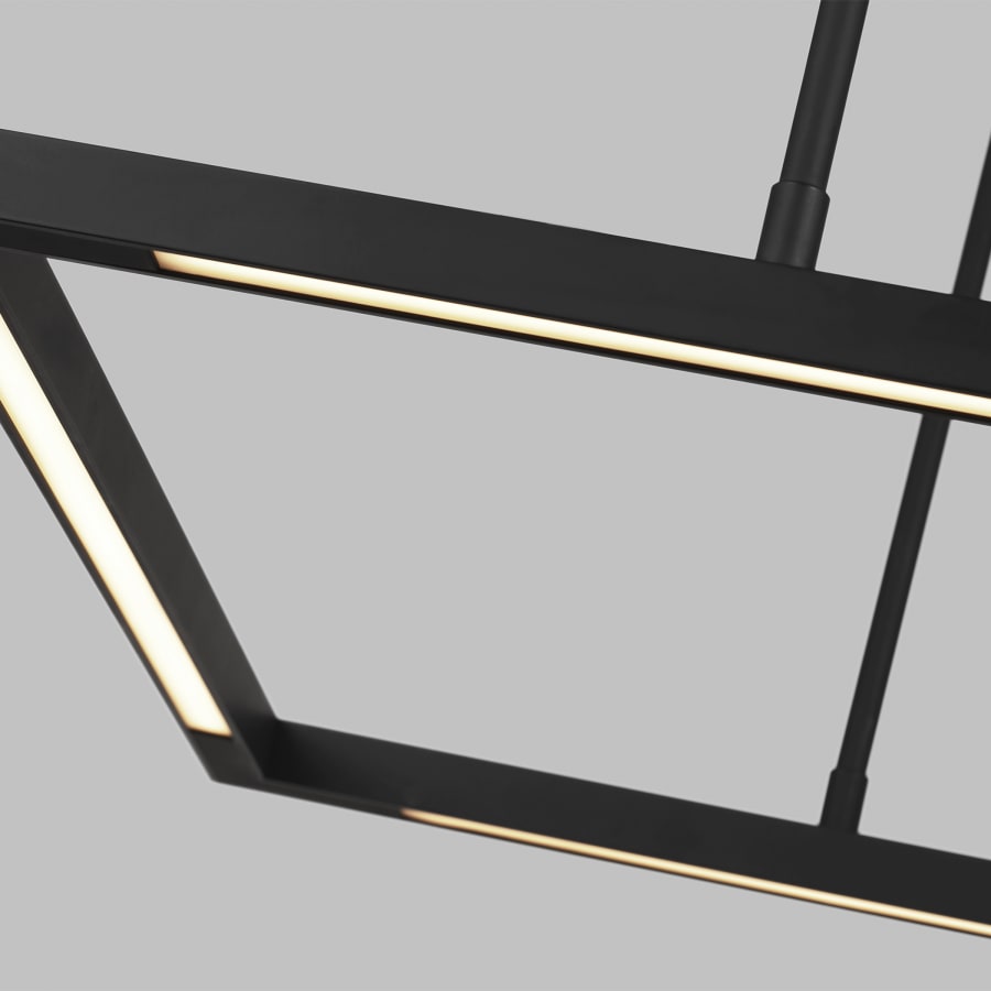 Visual Comfort Stagger 50" Wide Linear Chandelier