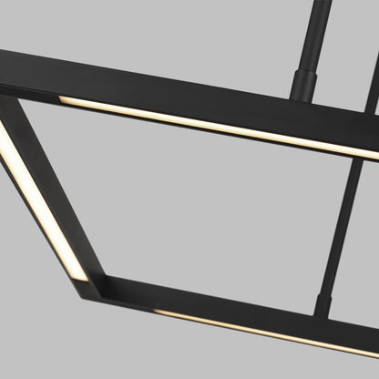 Visual Comfort Stagger 50" Wide Linear Chandelier