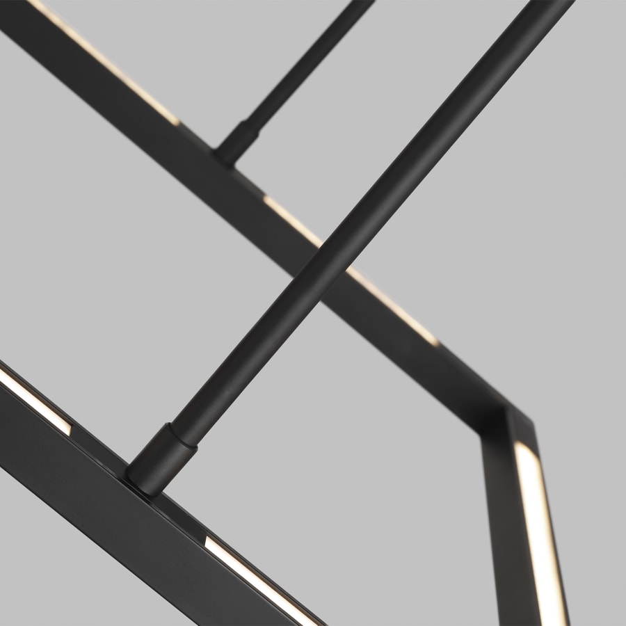 Visual Comfort Stagger 50" Wide Linear Chandelier