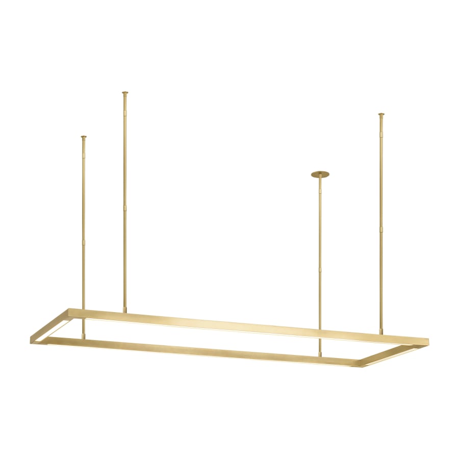 Visual Comfort Stagger 50" Wide Linear Chandelier
