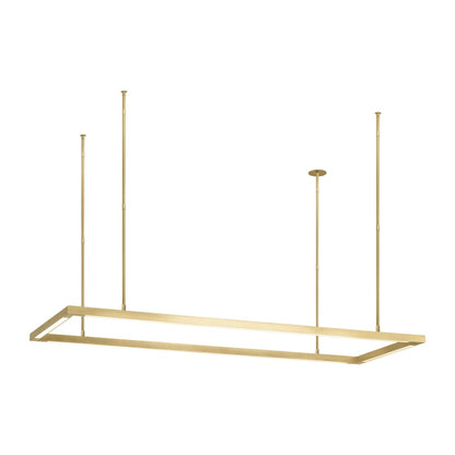 Visual Comfort Stagger 50" Wide Linear Chandelier
