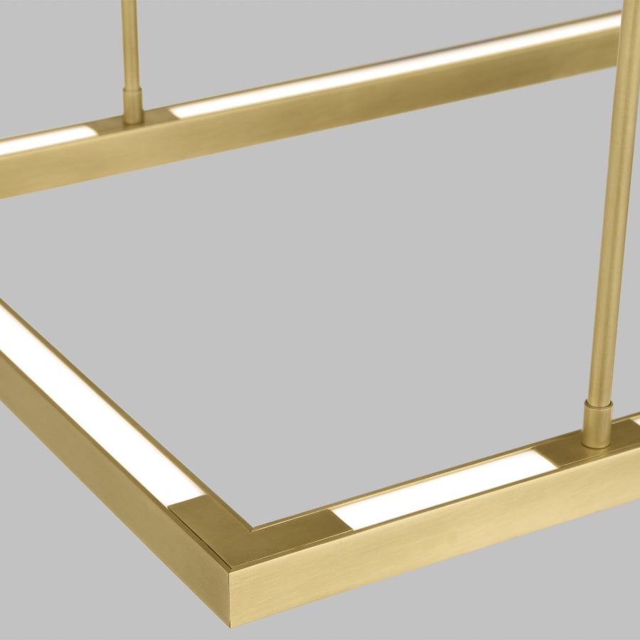 Visual Comfort Stagger 50" Wide Linear Chandelier