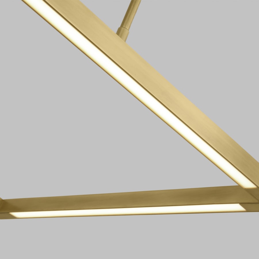 Visual Comfort Stagger 84" Wide Linear Chandelier