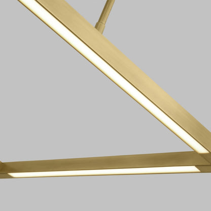 Visual Comfort Stagger 84" Wide Linear Chandelier