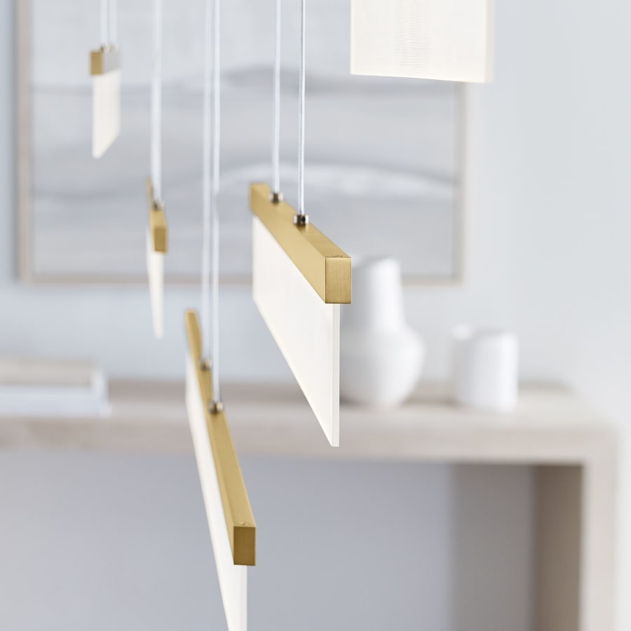 Visual Comfort Sweep 5 Light 58" Wide LED Linear Chandelier