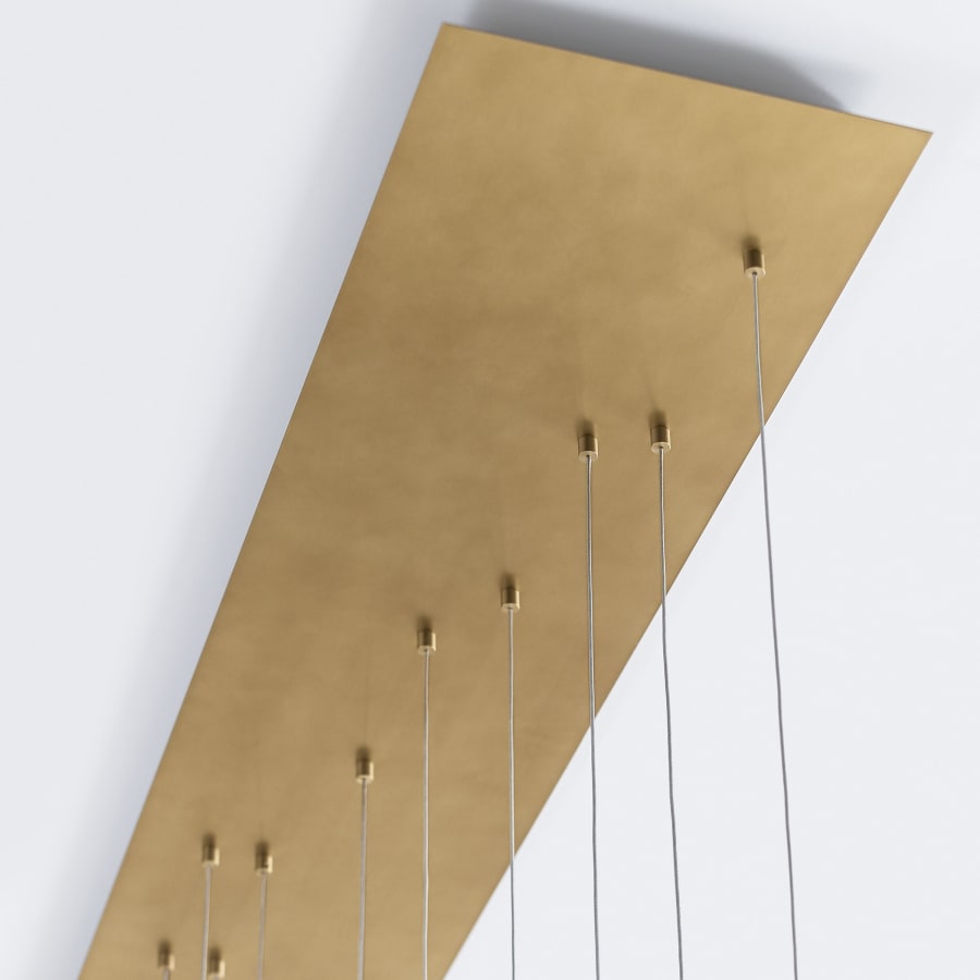 Visual Comfort Sweep 5 Light 58" Wide LED Linear Chandelier