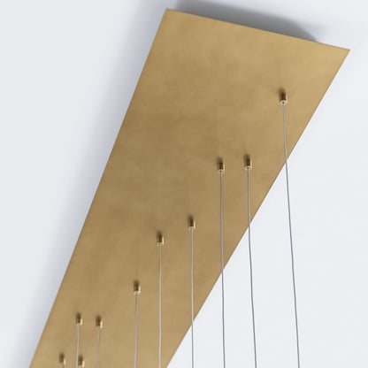Visual Comfort Sweep 5 Light 58" Wide LED Linear Chandelier