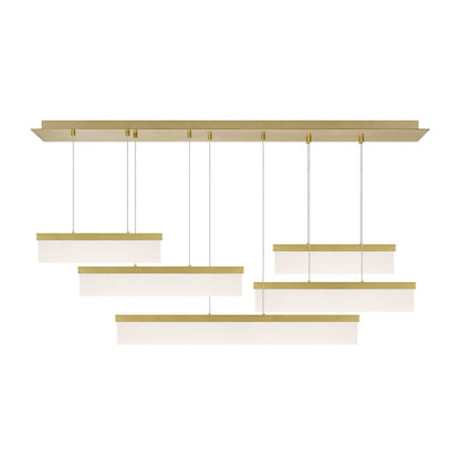 Visual Comfort Sweep 5 Light 58" Wide LED Linear Chandelier