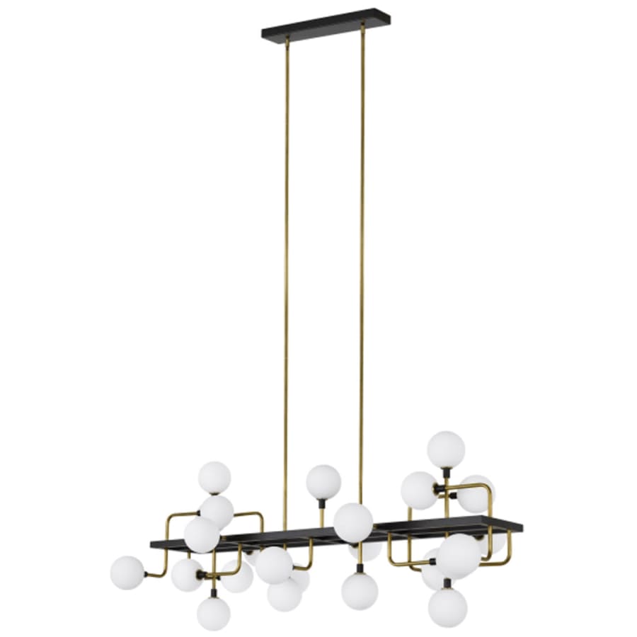Visual Comfort Viaggio 25 Light 56" Wide Linear Chandelier