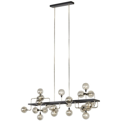 Visual Comfort Viaggio 25 Light 56" Wide Linear Chandelier
