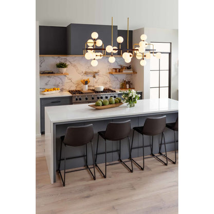 Visual Comfort Viaggio 25 Light 56" Wide Linear Chandelier
