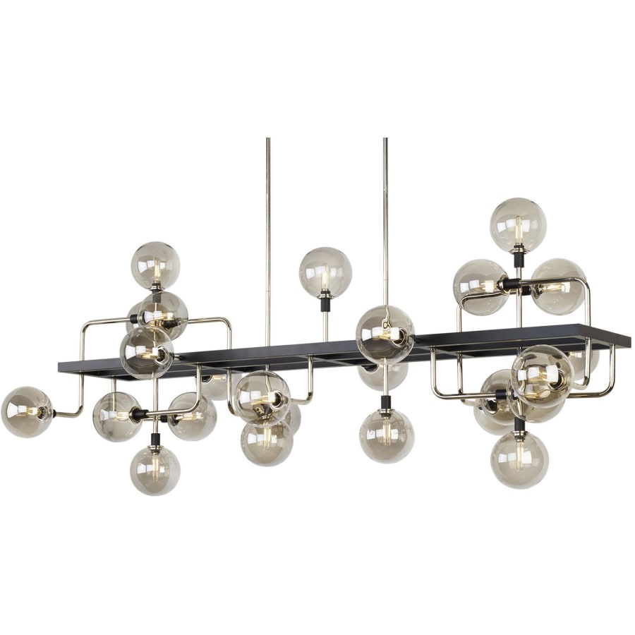 Visual Comfort Viaggio 25 Light 56" Wide Linear Chandelier
