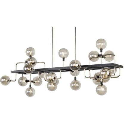 Visual Comfort Viaggio 25 Light 56" Wide Linear Chandelier
