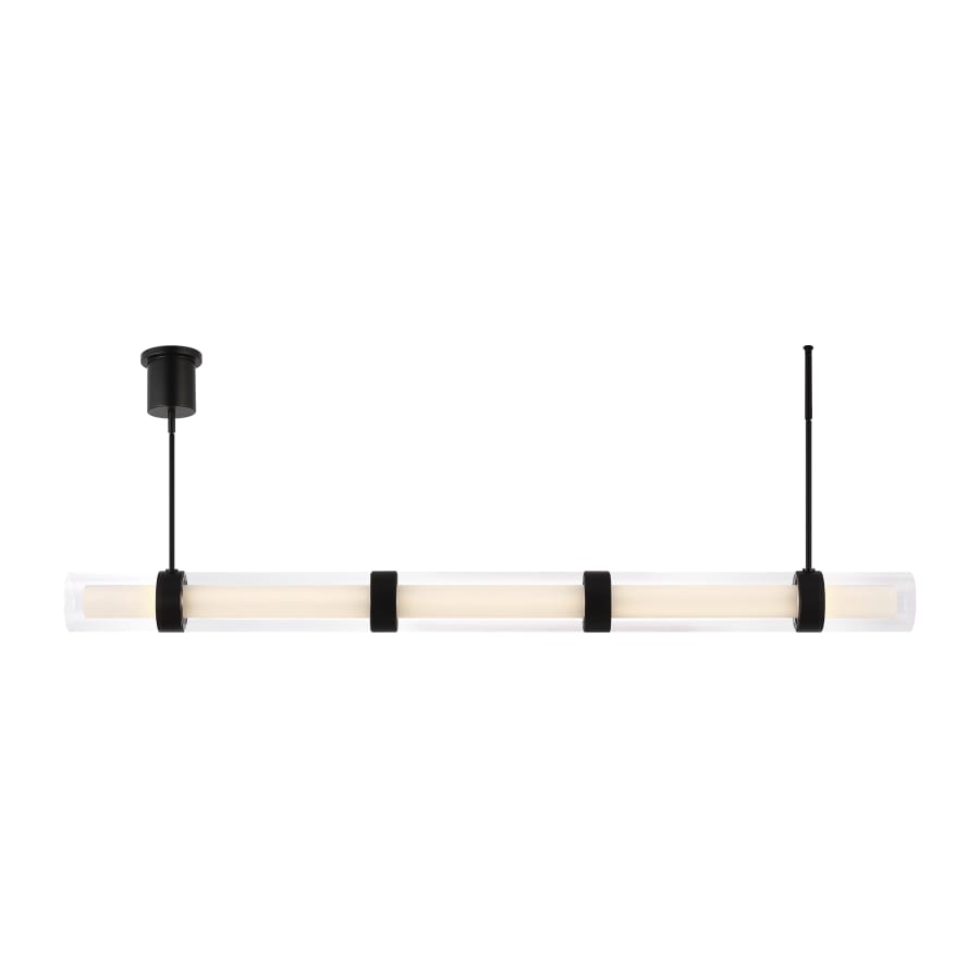 Visual Comfort Wit Single Light 56" Wide LED Linear Chandelier