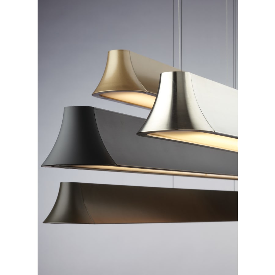 Visual Comfort Zhane 49" Wide 277v Linear Suspension Single Light LED Chandelier