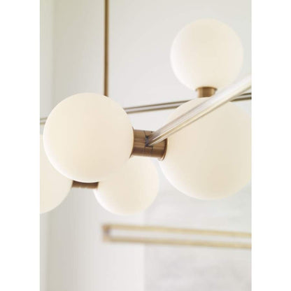 Visual Comfort ModernRail 12 Light 48" Wide LED Chandelier