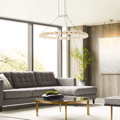 Visual Comfort Orbet 36" Wide LED Ring Chandelier