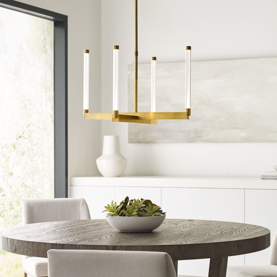 Visual Comfort Phobos 24" Wide LED Linear Chandelier