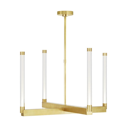 Visual Comfort Phobos 24" Wide LED Linear Chandelier - 277 Volt