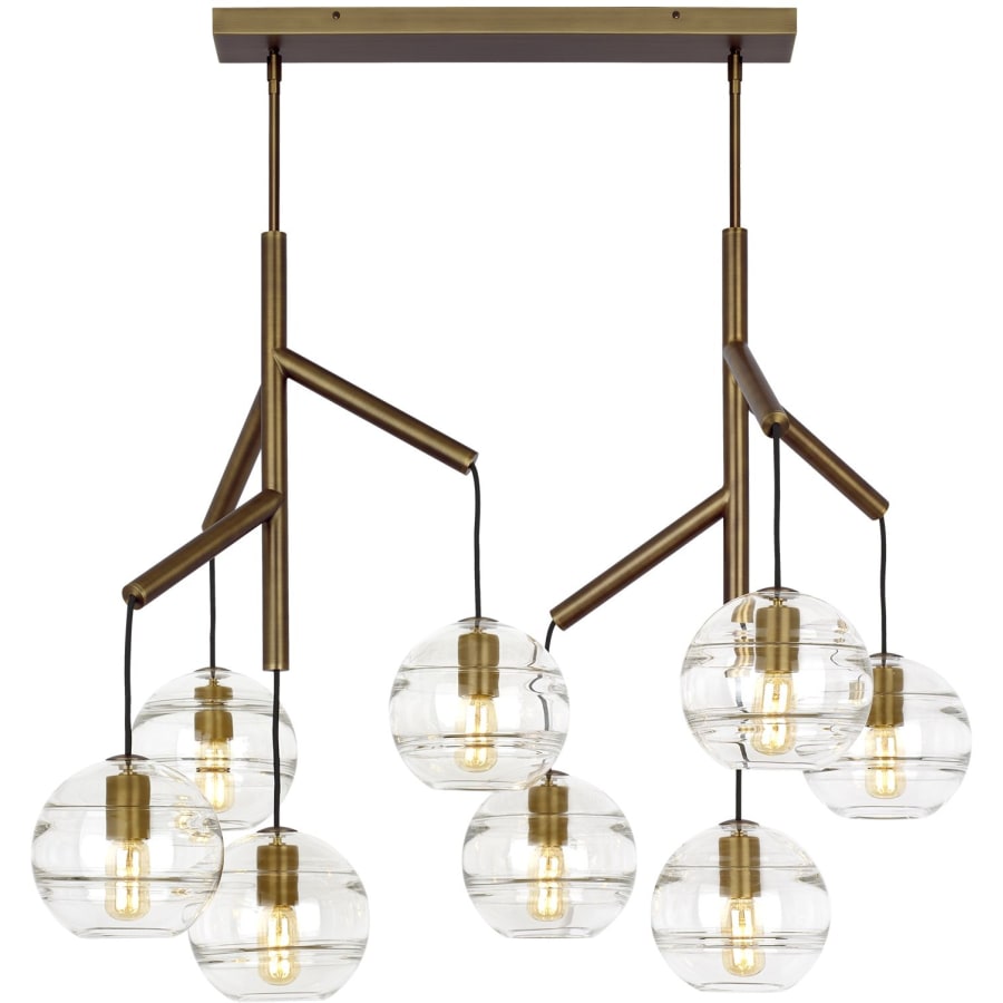 Visual Comfort Sedona 8 Light 40" Wide LED Linear Chandelier