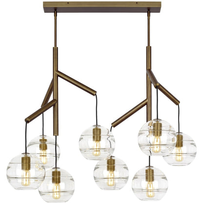 Visual Comfort Sedona 8 Light 40" Wide LED Linear Chandelier