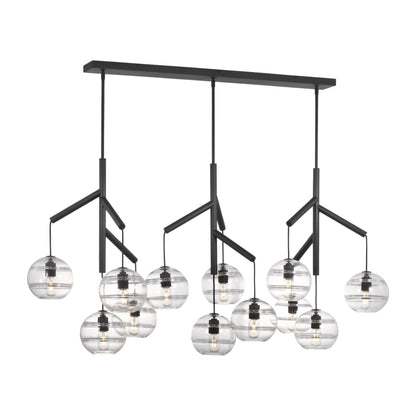 Visual Comfort Sedona 63" Wide 12 Light Chandelier