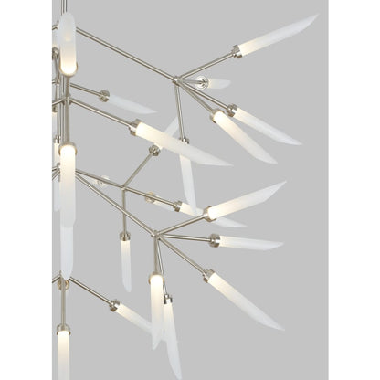 Visual Comfort Spur 45 Light 42" Wide LED Abstract Chandelier