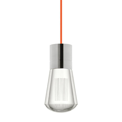 Visual Comfort Alva 11 Light 4" Wide LED Multi Light Pendant with Orange Cord - 3000K