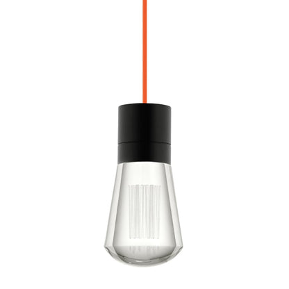 Visual Comfort Alva 3 Light 4" Wide LED Multi Light Pendant with Orange Cord - 3000K