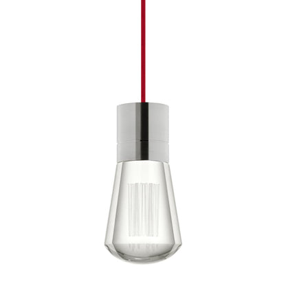 Visual Comfort Alva 7 Light 4" Wide LED Multi Light Pendant with Red Cord - 3000K