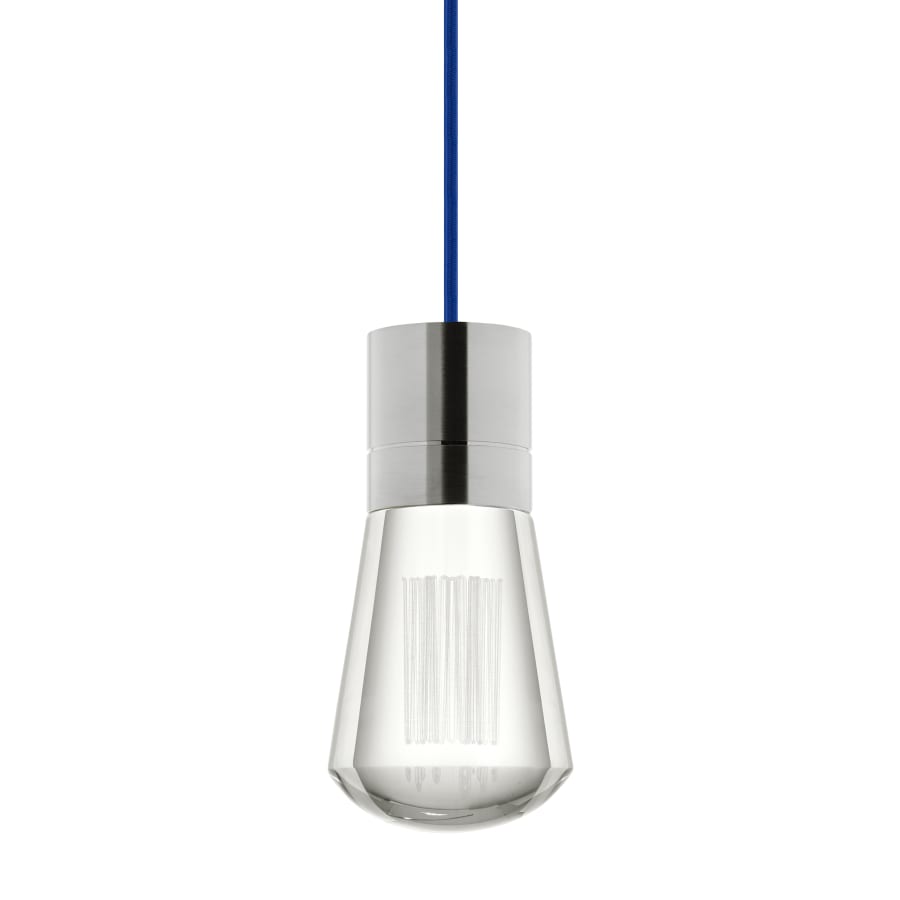 Visual Comfort Alva 7 Light 4" Wide LED Multi Light Pendant with Blue Cord - 2200K