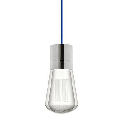Visual Comfort Alva 7 Light 4" Wide LED Multi Light Pendant with Blue Cord - 3000K