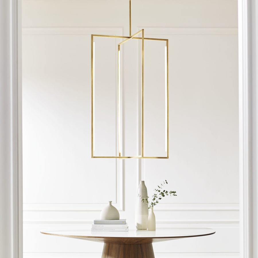 Visual Comfort Kenway 4 Light 28" Wide LED Pendant