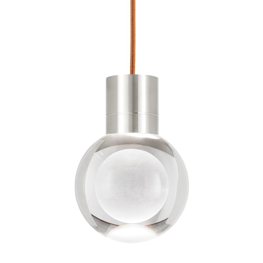 Visual Comfort Mina 11 Light 21-11/16" Wide LED Multi Light Pendant with a Clear Outer and Inner Etched Glass Spheres and Warm Color Dimming