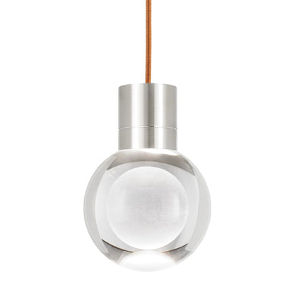 Visual Comfort Mina 11 Light 21-11/16" Wide LED Multi Light Pendant with a Clear Outer and Inner Etched Glass Spheres and Warm Color Dimming