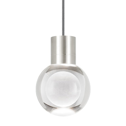 Visual Comfort Mina 3 Light 10-3/32" Wide LED Multi Light Pendant with a Clear Outer and Inner Etched Glass Spheres - 3000K