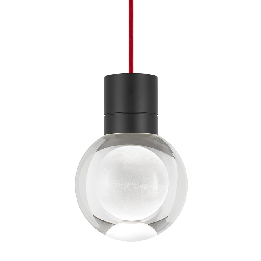 Visual Comfort Mina 7 Light 15-3/32" Wide LED Multi Light Pendant with a Clear Outer and Inner Etched Glass Spheres - 3000K